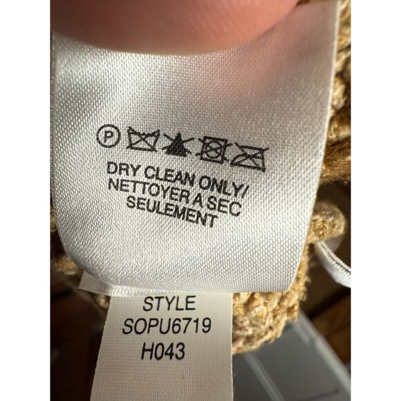 Sigrid Olsen Sport Hand Knit Floral Cardigan Silk Embroidery Boho Artsy Sweater - Picture 7 of 9